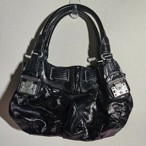 Juice Couture Black Patent Satchel